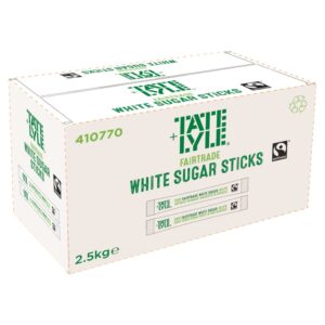 Tate & Lyle Fairtrade White Sugar Sticks 1000 x 2.5g (2.5kg)