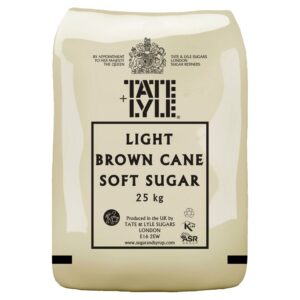 Tate & Lyle Light Brown Cane Soft Sugar 25kg