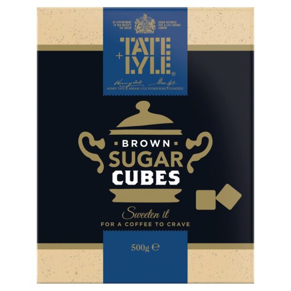 Tate & Lyle Fairtrade Cane Sugar Demerara Cubes 500g