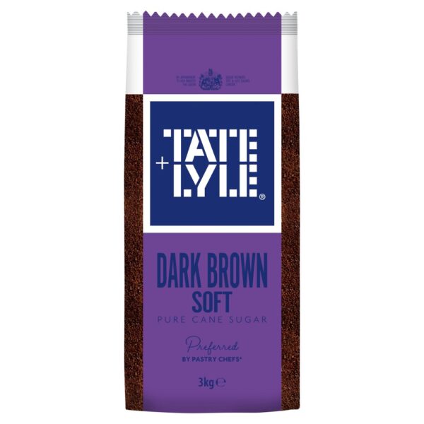 Tate & Lyle Dark Brown Soft Pure Cane Sugar 3kg