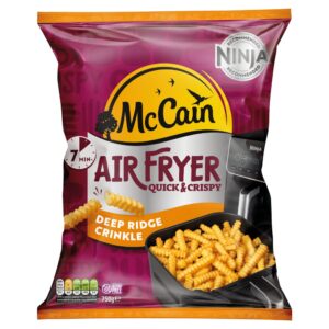 McCain Air Fryer Deep Ridge Crinkle Cut Chips 750g