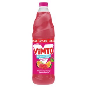 Vimto Real Fruit Squash Raspberry, Orange & Passionfruit 725ml