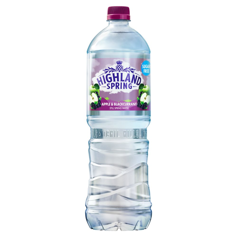 Highland Spring Apple & Blackcurrant Still Flavoured Spring Water 1.25L