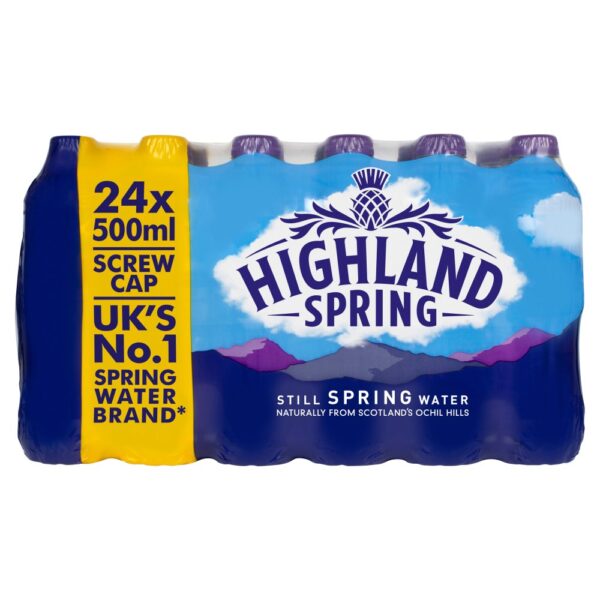 Highland Spring Still Spring Water 24 x 500ml