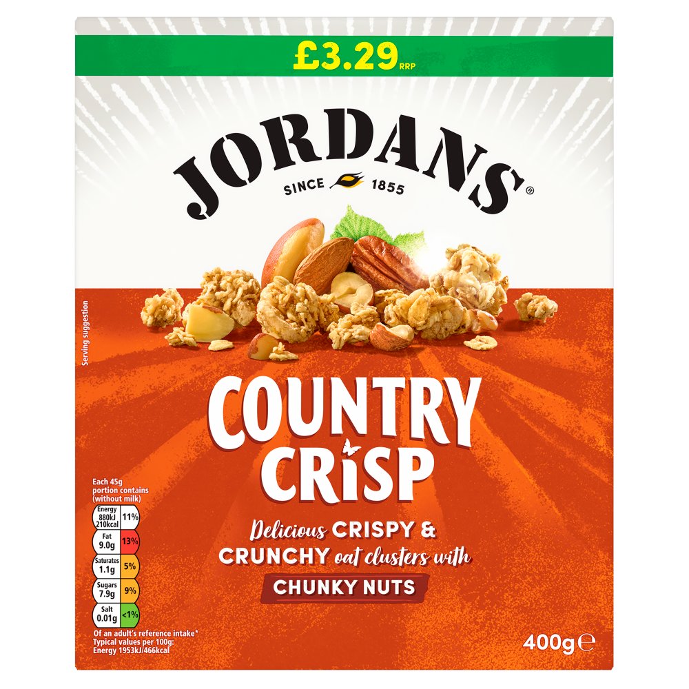 Jordans Country Crisp Chunky Nuts 400g