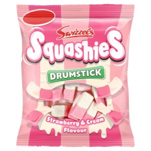 Swizzels Squashies Drumstick Strawberry & Cream Flavour 120g