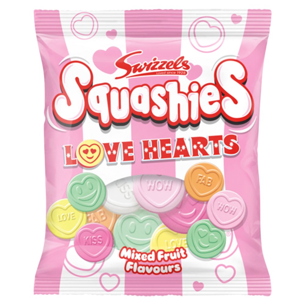Swizzels Squashies Love Hearts 120g