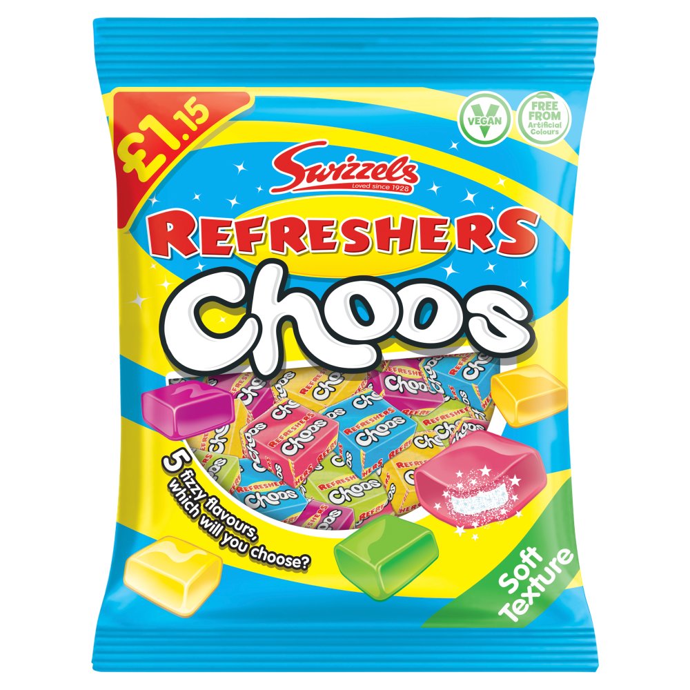 Swizzels Refreshers Choos 115g PMP