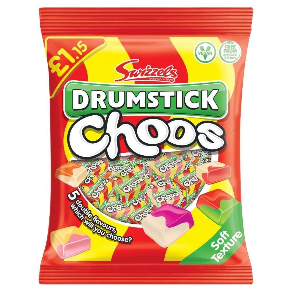 Swizzels Drumstick Choos 115g PMP