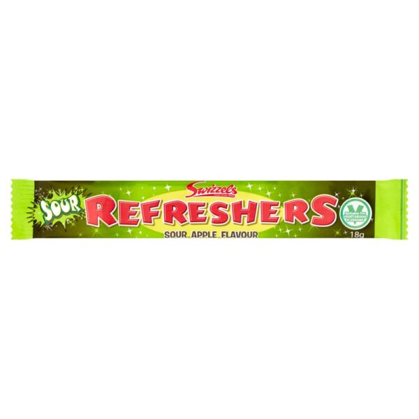 Swizzels Refreshers Sour Apple Flavour Chew Bar 18g