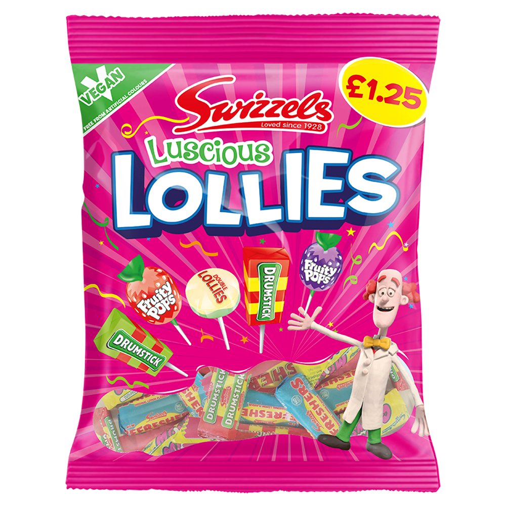 Swizzels Luscious Lollies 132g PMP