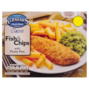 Kershaws Classic Fish & Chips with Mushy Peas 400g