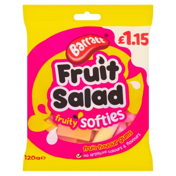 Barratt Fruit Salad Fruity Softies 120g