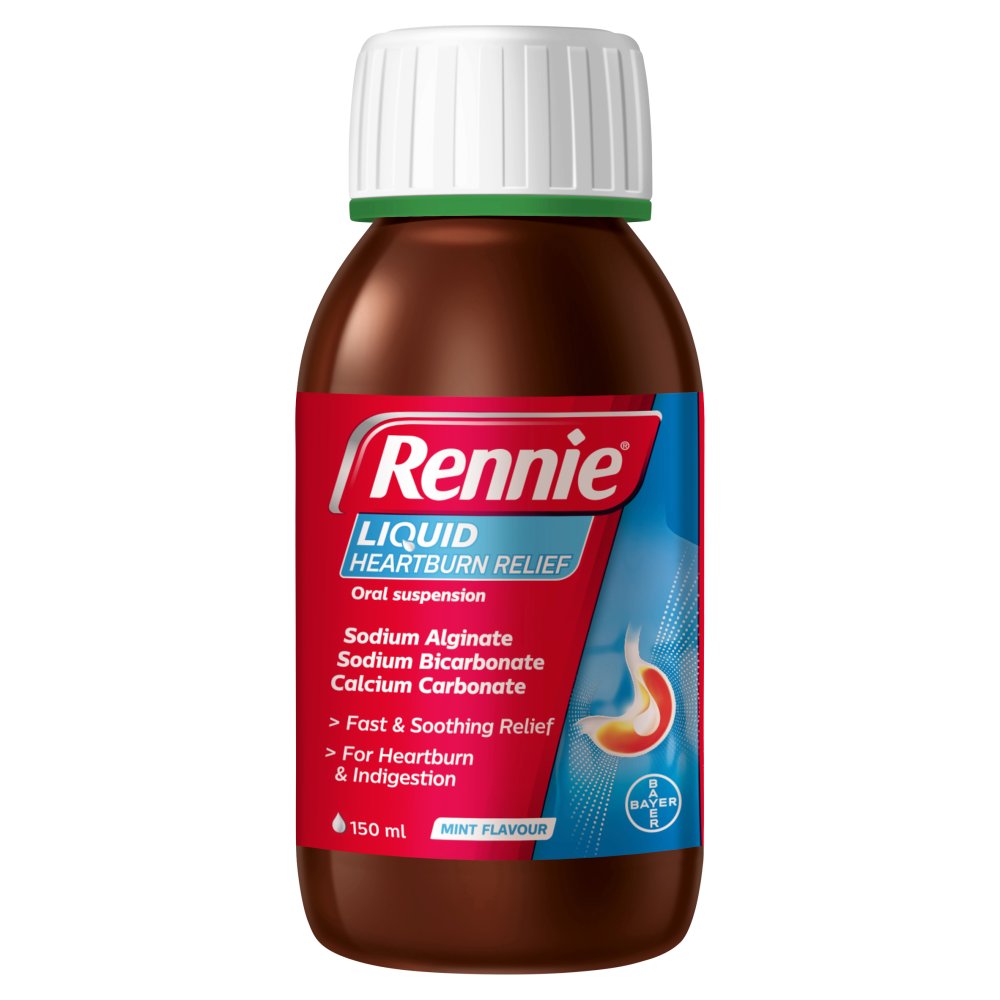 Rennie Liquid Heartburn Relief Mint Flavour 150ml