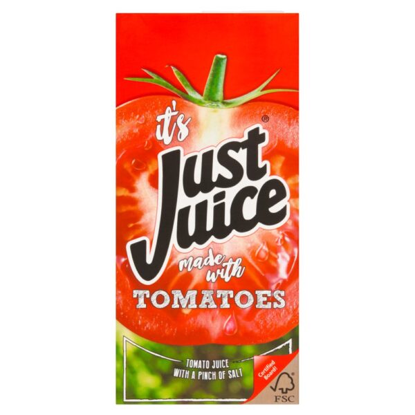 Just Juice Tomato Juice with a Pinch of Salt 1 Litre