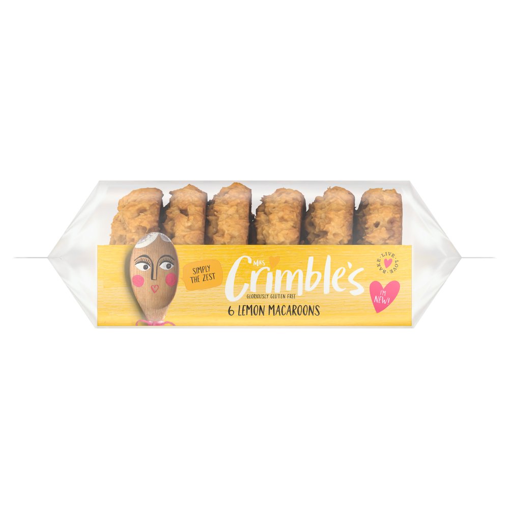 Mrs Crimble's 6 Lemon Macaroons 180g