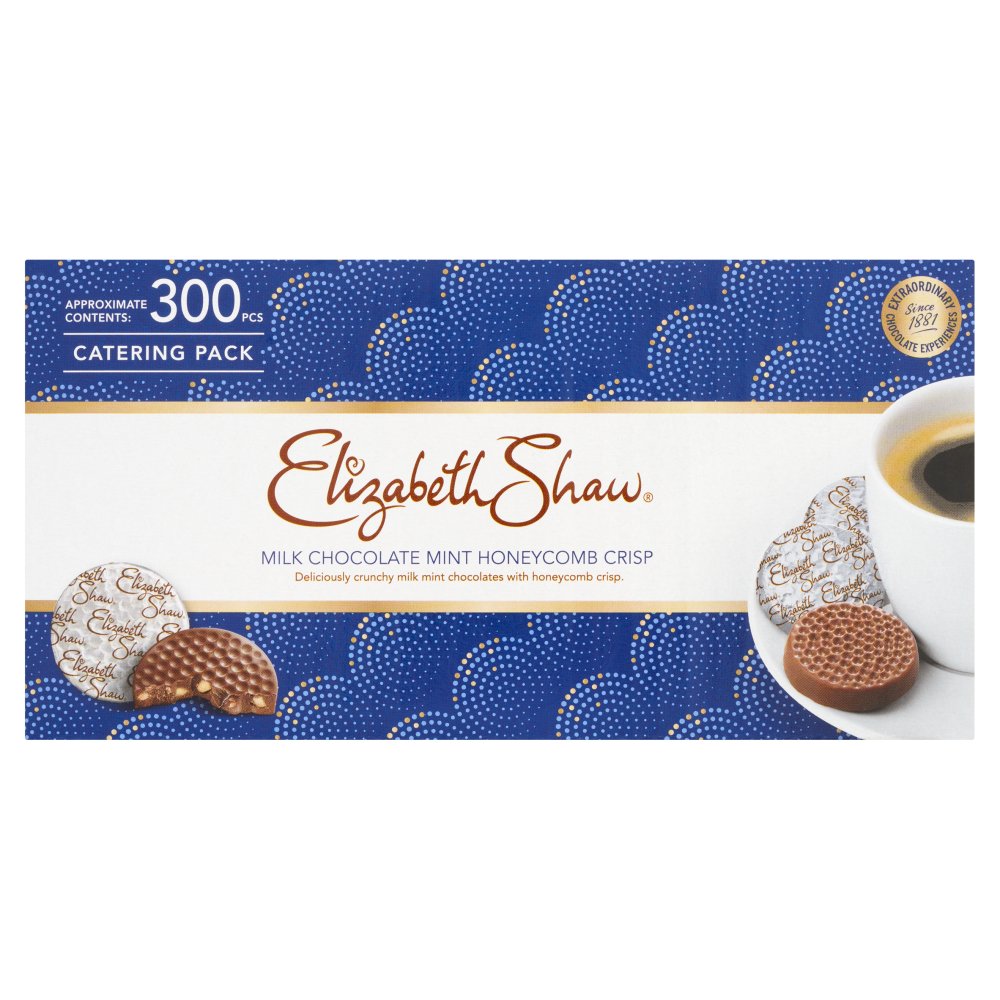 Elizabeth Shaw Milk Chocolate Mint Honeycomb Crisp Catering Pack 1.89kg