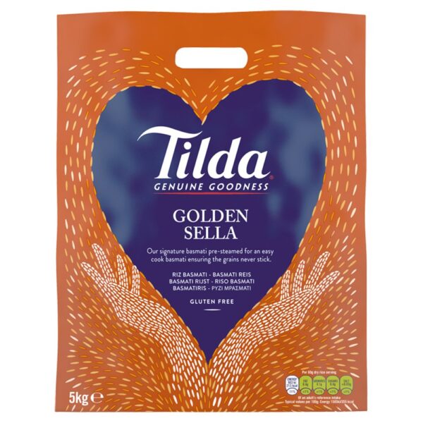 Tilda Golden Sella Basmati Rice 5kg
