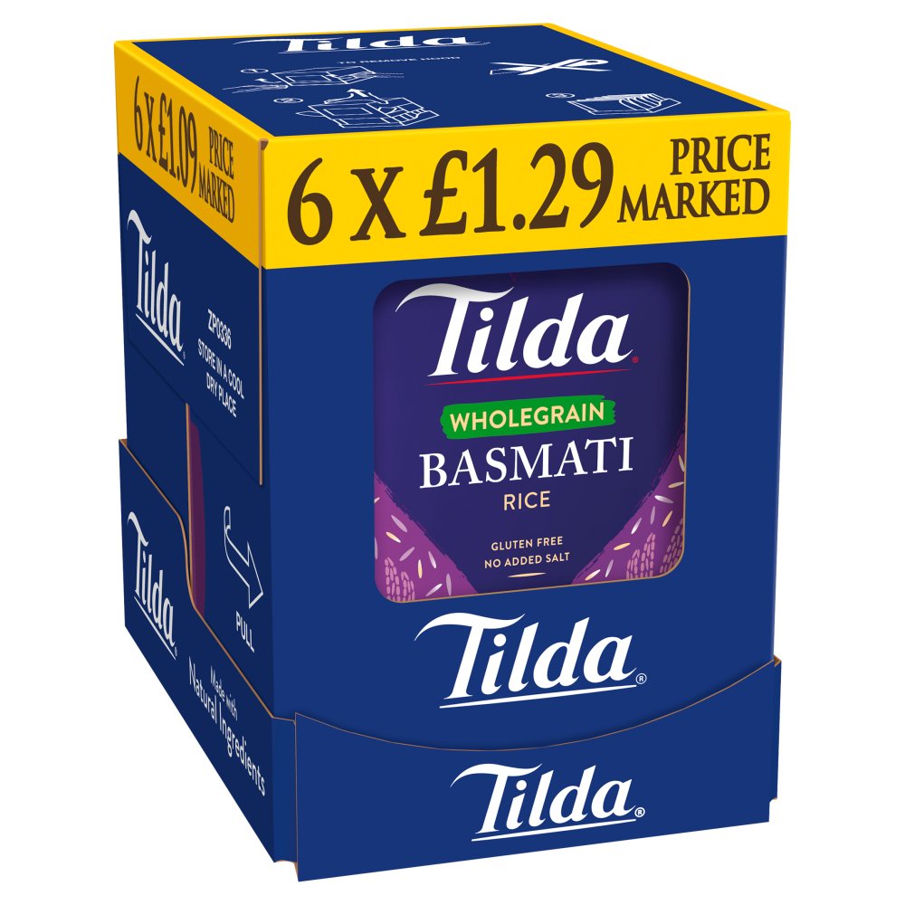Tilda Classics Wholegrain Basmati Rice 250g