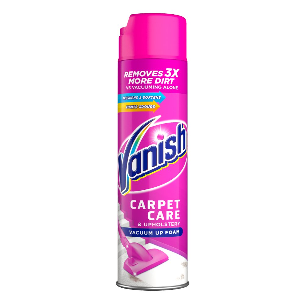 Vanish Oxi Action Carpet Care Vacuum Up Foam 600 ml