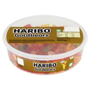 HARIBO Goldbears Jelly Fruit Flavour Sweets Tub 460g