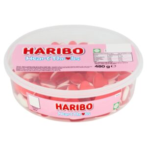 HARIBO Heart Throbs Jelly & Foam Sweets Tub 480g
