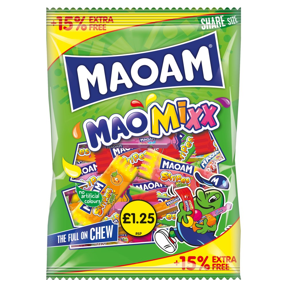 MAOAM MaoMixx Assorted Chewy Sweets Sharing Bag 161g