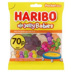 HARIBO Little Jelly Babies Sweets Fun Size Bag 60g