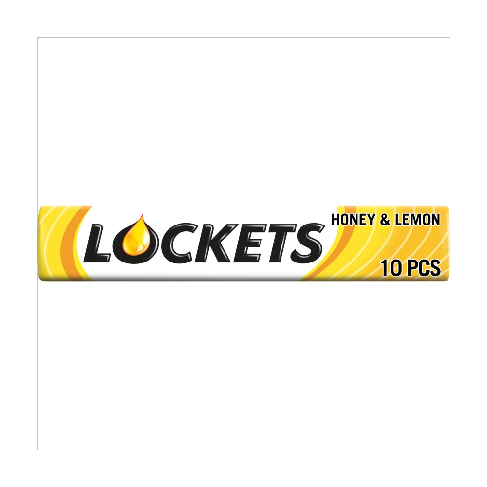 Lockets Cough Sweets Lozenges Honey Lemon 41g