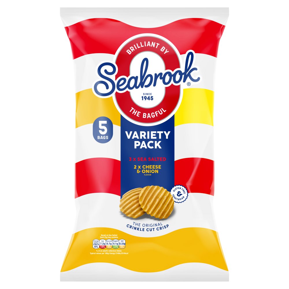 Seabrook Variety Pack 5 x 25g
