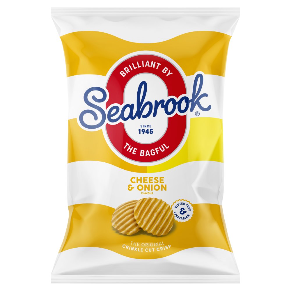 Seabrook Cheese & Onion Flavour 70g