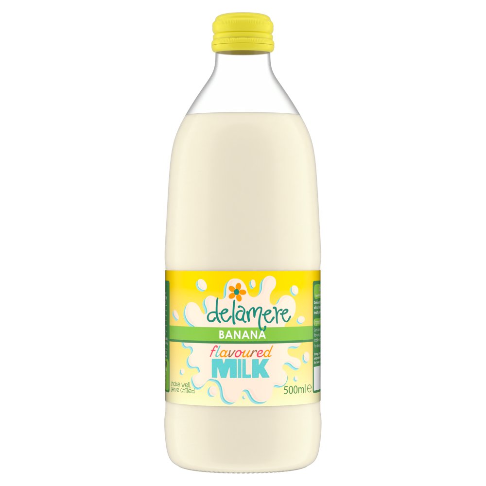 Delamere Banana Flavoured Milk 500ml