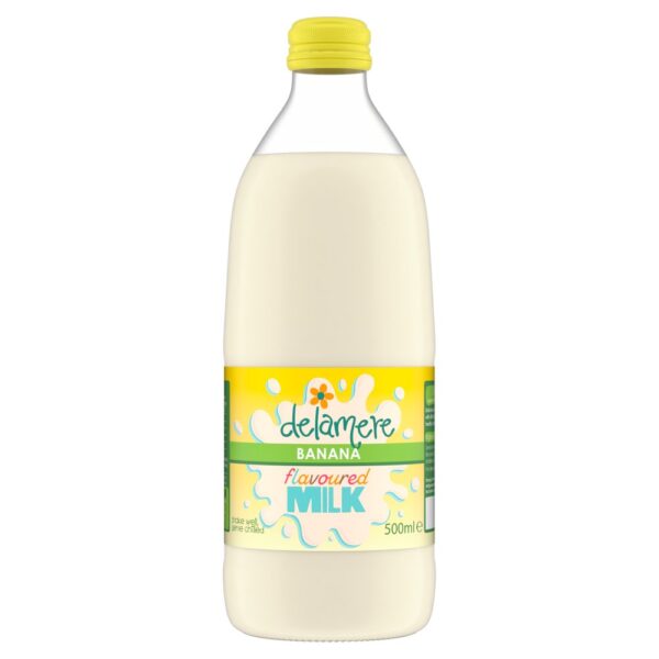 Delamere Banana Flavoured Milk 500ml
