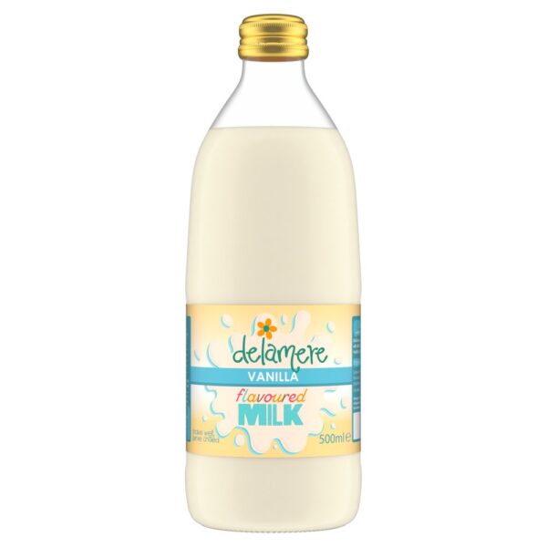 Delamere Vanilla Flavoured Milk 500ml