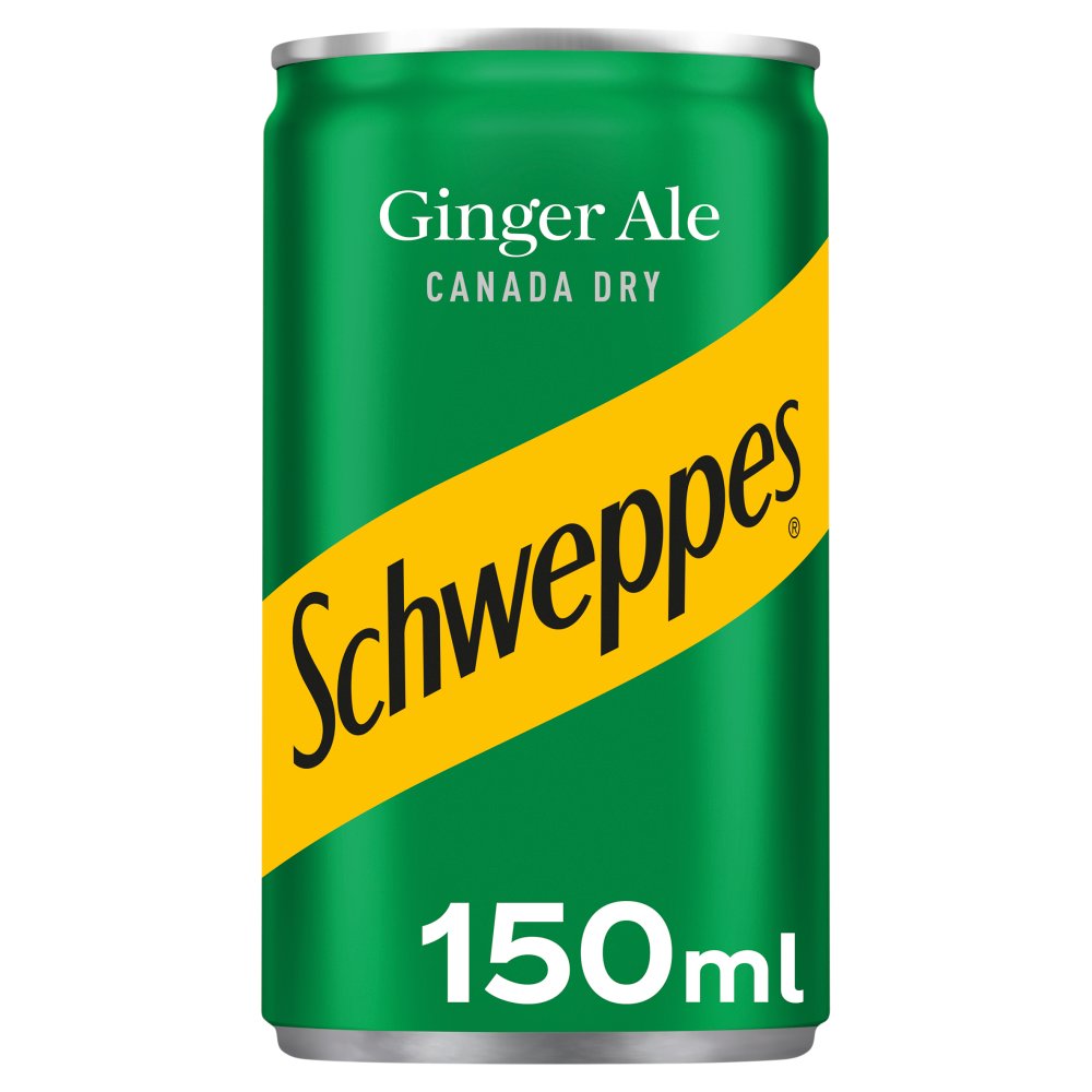 Schweppes Canada Dry Ginger Ale 24 x 150ml