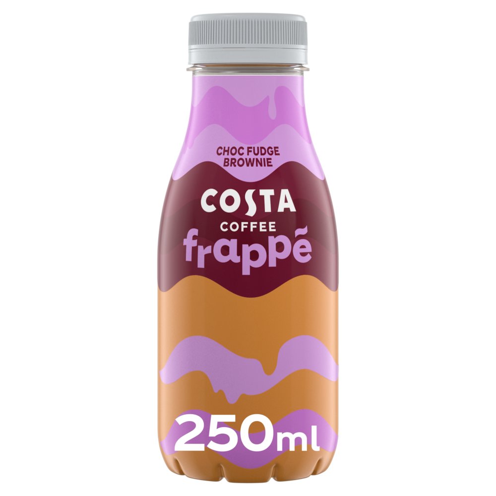 Costa Coffee Frappe Choc Fudge Brownie Iced Coffee 12 x 250ml