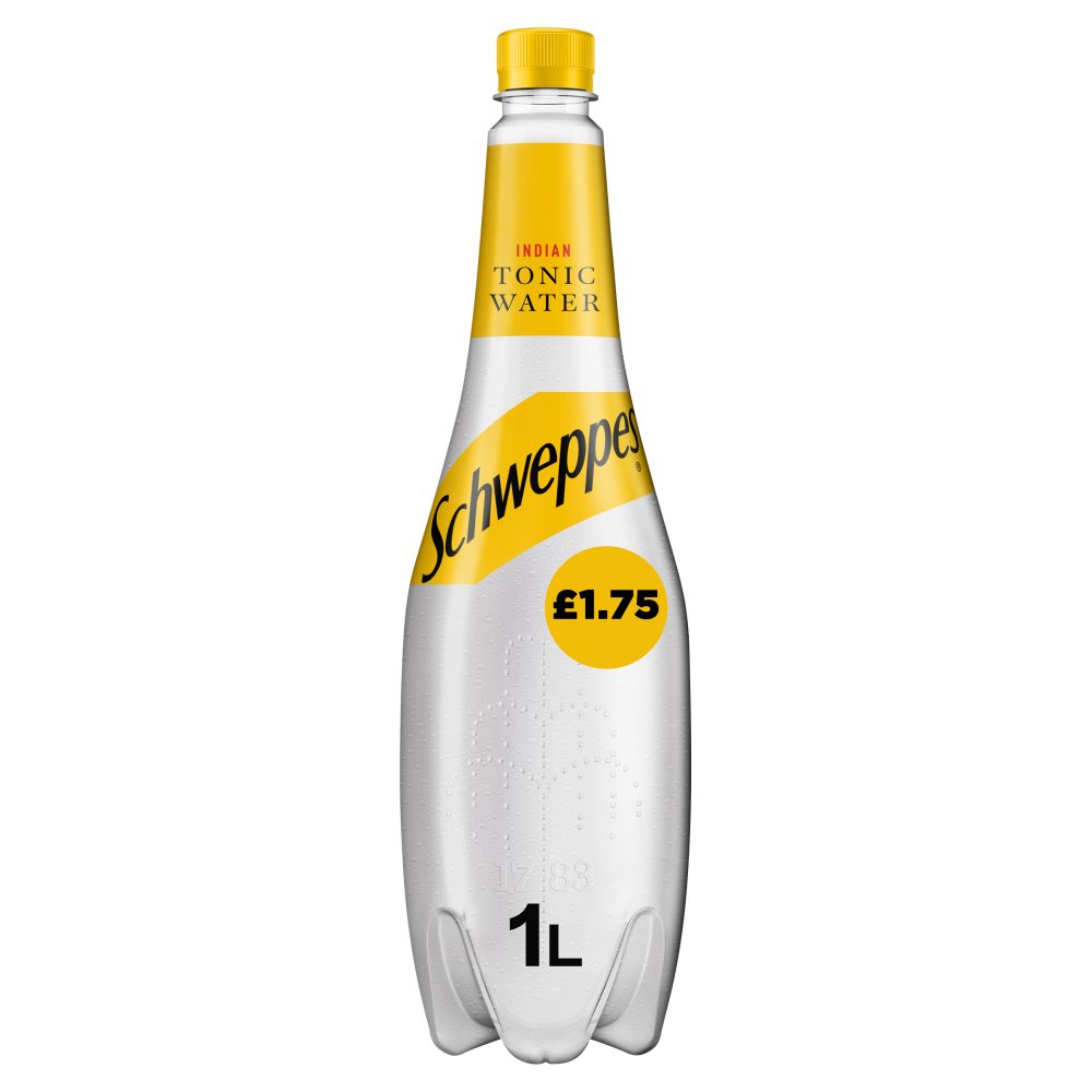 Schweppes Tonic Water 6 x 1L PMP £1.75