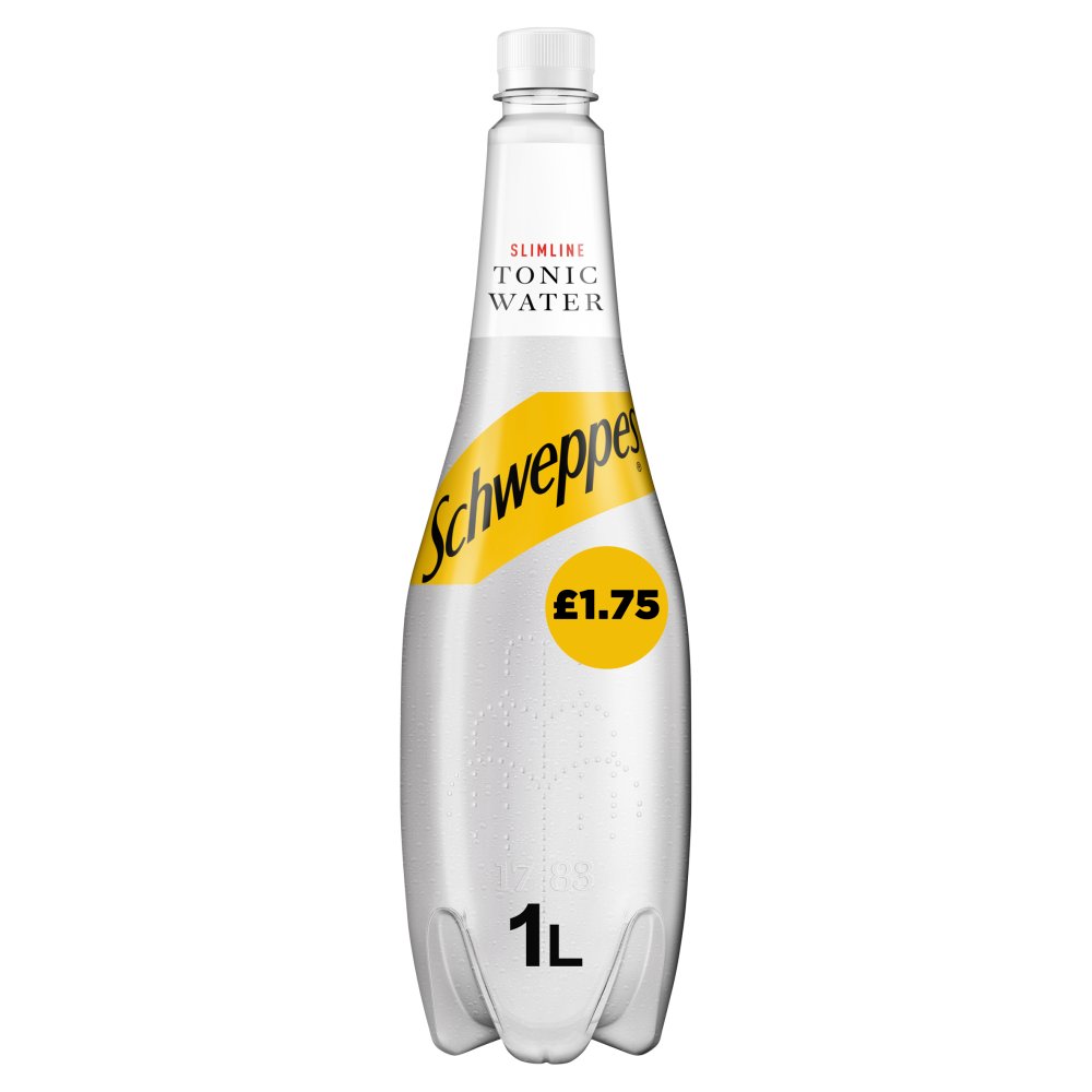Schweppes Slimline Tonic Water 6 x 1L PMP £1.75
