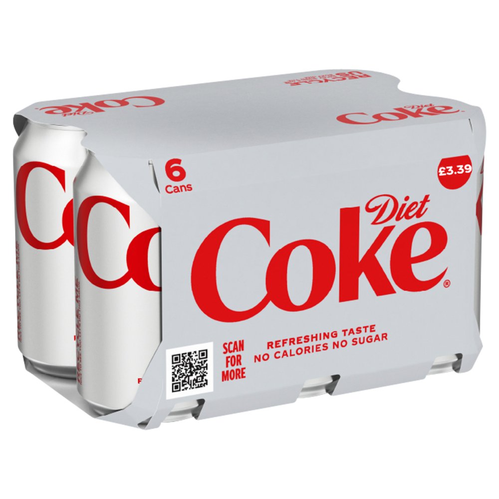 Diet Coke 4 x 6 x 330ml PM £3.39