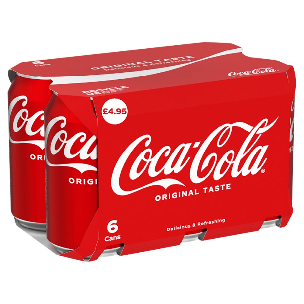 Coca-Cola Original Taste 4 x 6 x 330ml PM £4.95