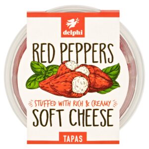 Delphi Red Peppers Soft Cheese Tapas 135g
