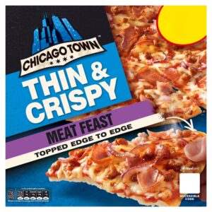 Chicago Town Thin & Crispy Meat Feast Pizza 325g (PMP)