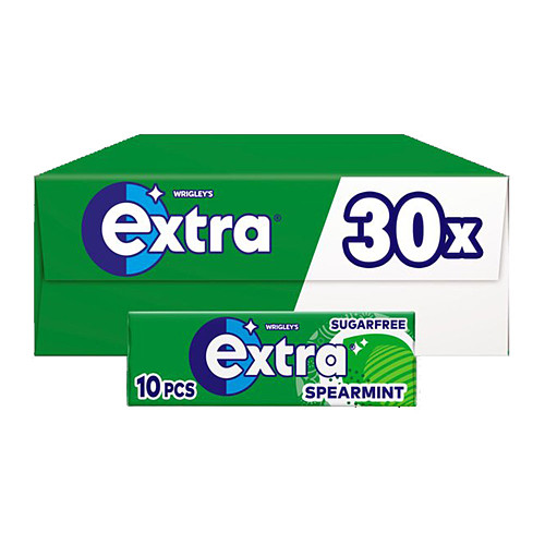 Extra Chewing Gum Sugar Free Spearmint x10 Pieces