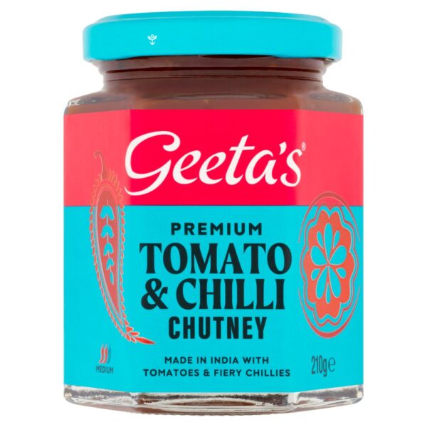 Geeta's Premium Tomato & Chilli Chutney 210g