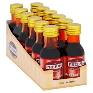 Preema Red Food Coloring 12 x 28ml
