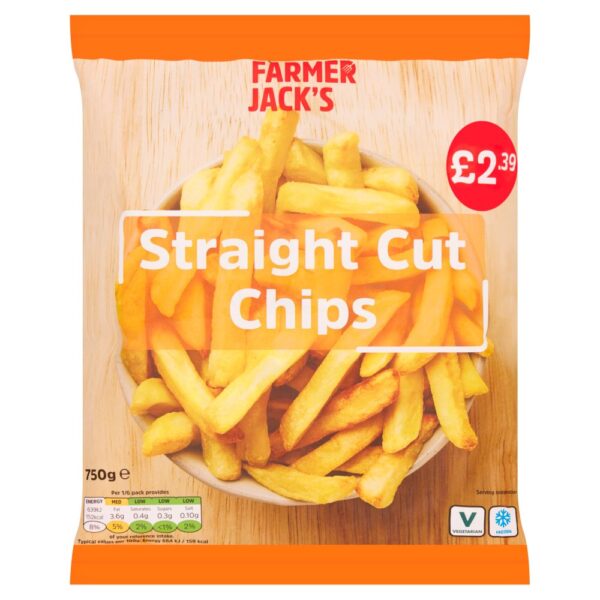 Farmer Jack's Straight Cut Chips 750g