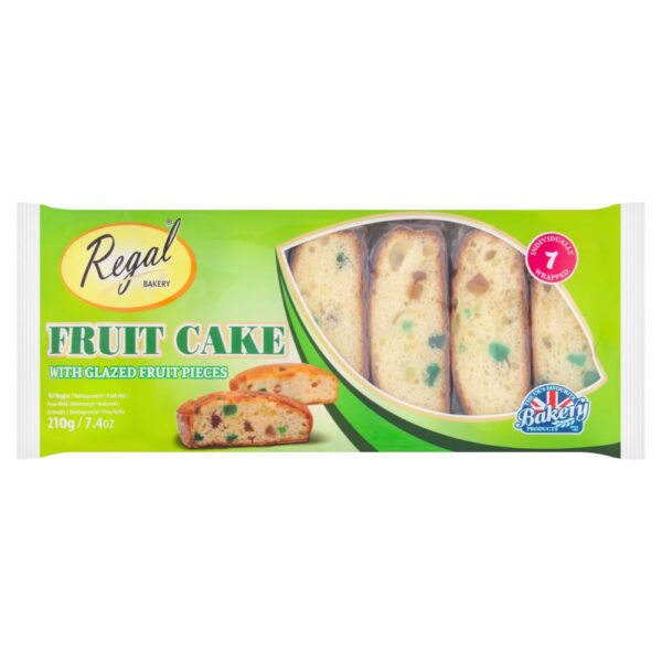 Regal Bakery Fruit Cake with Glazed Fruit Pieces 210g