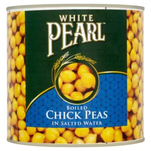 White Pearl Boiled Chick Peas in Salted Water 2.55kg