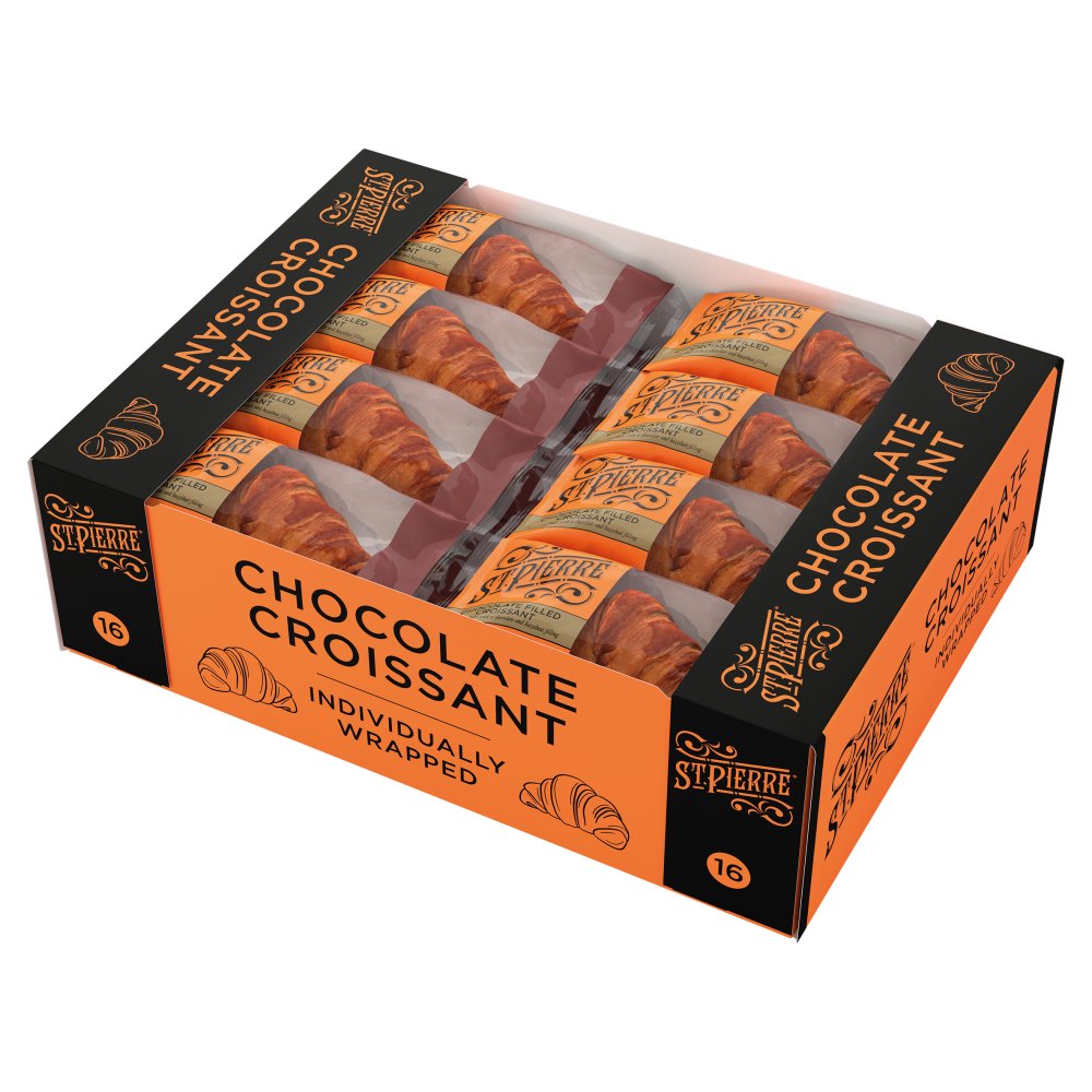 St Pierre Chocolate Croissant 16 x 55g