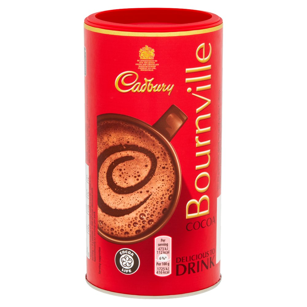 Cadbury Bournville Dark Chocolate Cocoa Powder Tin 250 g